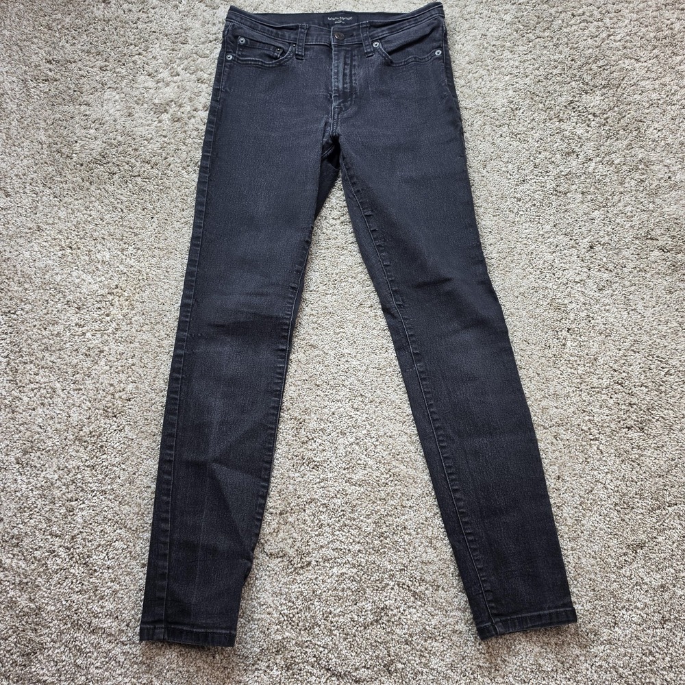 Banana Republic Jeans Womens 4 Gray Charcoal Wash‎ Skinny Extra-Slim 27x27